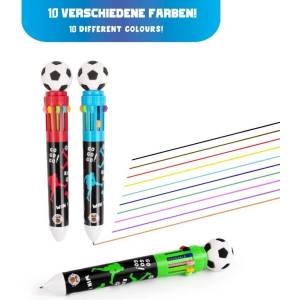  Химикалка Trendhaus Football, 10-цветна (32855-А)
