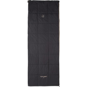 Nordisk Синтетичен спален чувал Nordisk Sif +10° Blanket Sleeping Bag Synthetic sleeping bag - Obsidian Black - размер M (514-1472-0112) Спален чувал