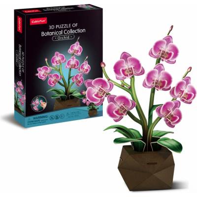 CubicFun 3D puzzle Botanical Collection: Orchidej 85 ks