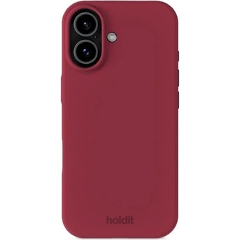 Holdit Калъф Holdit - Silicone, iPhone 17, Red Velvet (7330985168017)