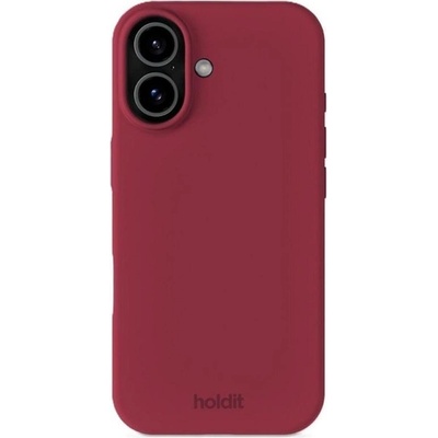 Holdit Калъф Holdit - Silicone, iPhone 17, Red Velvet (7330985168017)