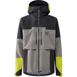 Haglöfs Мъжко водоустойчиво яке Haglöfs Spitz GTX Pro II Jacket Waterproof jacket - Stone Brick / Magnetite (002-3540-0511)