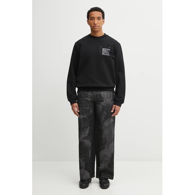 Памучен суичър Heliot Emil (AW25.M.08.086.BLK01)