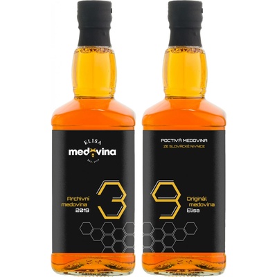 Medovina Elisa dárek k 39. výročí 11% 2 x 0,5 l