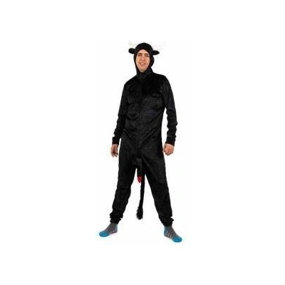 Limit Costumes Маскировъчен костюм за възрастни Limit Costumes Crazy Бик Черен Размер M