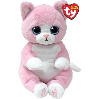 TY Toys Плюшена играчка Ty Toys Beanie Bellies - Коте Lillibelle, 24 cm (TY43207)