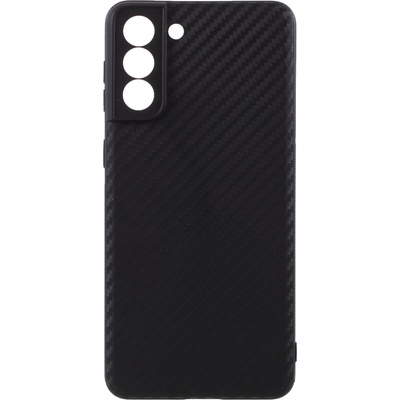 Forcell Тънък Силиконов Калъф за Samsung S21 Plus, Forcell Fiber Case, Черен (5901012334801)