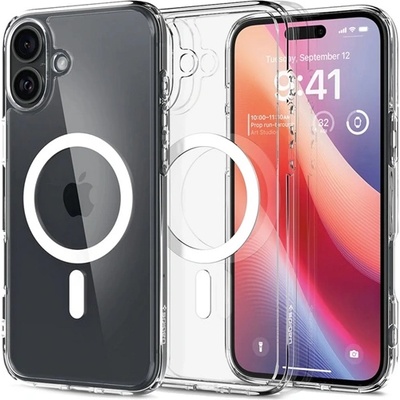 Spigen iPhone 16 SPIGEN CRYSTAL HYBRID Силиконов удароустойчив, MagSafe, ABSOLUTE ACS08225 (ACS08225)