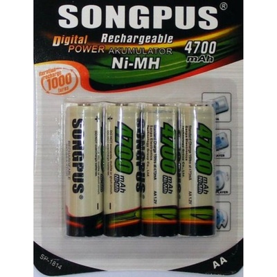 Verk AA 4700mAh 4ks 02007 – Zbozi.Blesk.cz