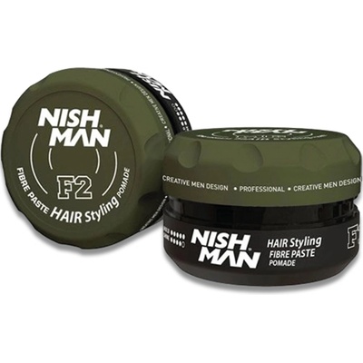 NishMan vláknitá pastová pomáda na vlasy F2 100ml