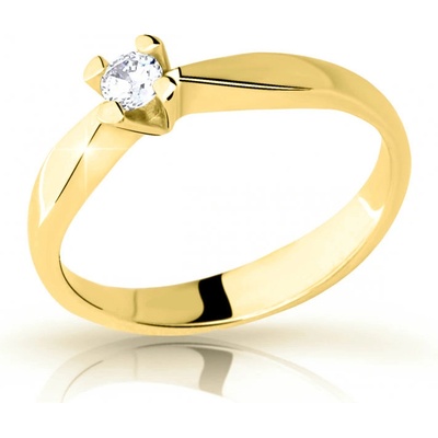 Cutie Jewellery prsteň zo žltého zlata so zirkónom Z6897 2100 10 X 1