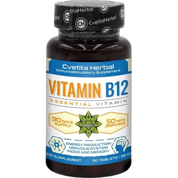 Cvetita Herbal Vitamin B12, 90 таблетки, Cvetita Herbal