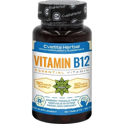 Cvetita Herbal Vitamin B12, 90 таблетки, Cvetita Herbal