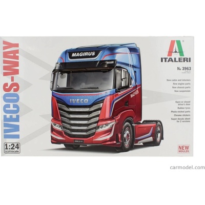 Italeri Iveco fiat Sway S460 Magirus ťahač 2assi 2022 / 1:24