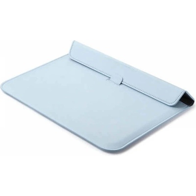SES 2v1 Puzdro s magnetom a stojanom z ekokože pre Apple MacBook Air 15,3" (2023, M2) - svetlo modré 12861