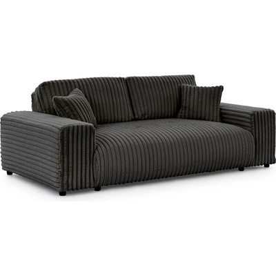 ROPEZ Тъмносив диван от рипсено кадифе 213 cm Justin - Ropez (Justin Sofa 3os. Vito 18 Standard)