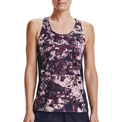 Under Armour Потник Under Armour UA Fly By Printed Tank-PNK Розов Velikost XS