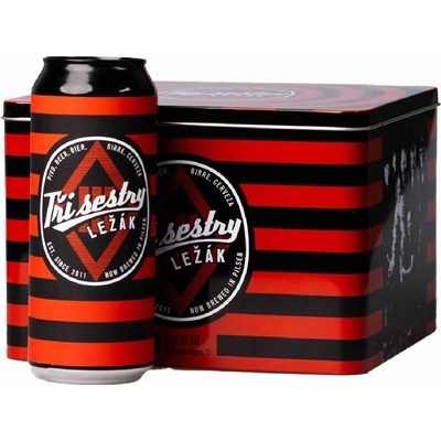 Tři Sestry svět. ležák 11 4,7% 6 x 0,5 l (plech)