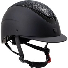 EQUESTRO Bezpečnostní helma Galaxy Narrow Visor black shiny