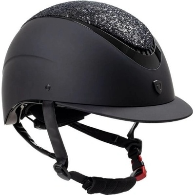 EQUESTRO Bezpečnostní helma Galaxy Narrow Visor black shiny – Hledejceny.cz