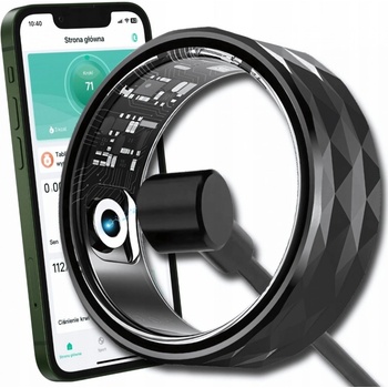 ZeeTech SmartRing Prsteň Inteligentný R12M veľkosť 17 čierna