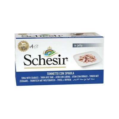 Schesir Tuniak s morským vlkom v želé 4x85 g
