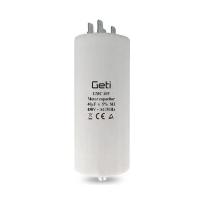 Kondenzátor rozběhový motorový 40uF 450V GETI GMC 40F