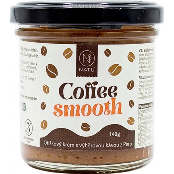 Natu Coffee smooth oříškový krém s kávou 140 g