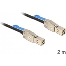 Delock Kabel Mini SAS HD x 4 SFF 8644 samec > Mini SAS HD x 4 SFF 8644 samec 2 m