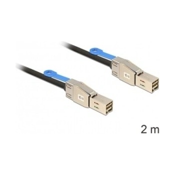 Delock Kabel Mini SAS HD x 4 SFF 8644 samec > Mini SAS HD x 4 SFF 8644 samec 2 m