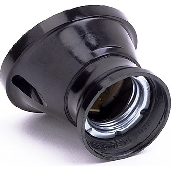 Naiden Kirov Фасунга Е27 НК, Стенна Наклонена, Черна, 4А, 250v, 200° С (m055002)