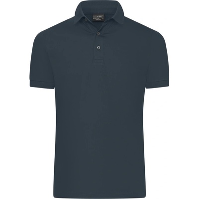 James & Nicholson polokošile JN 1302 Slim Fit žerzejová krátký rukáv pánská grafitová šedá