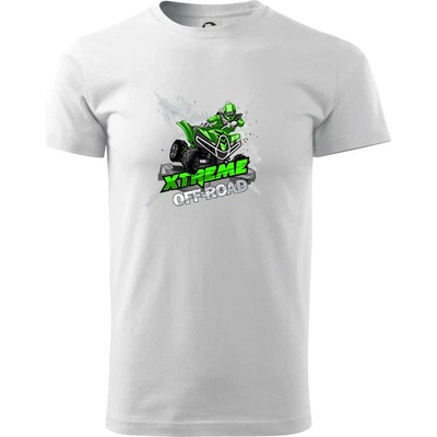 ATV štvorkolka offroad XXX tričko biela