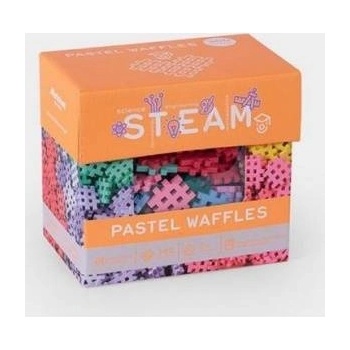 Marioinex Конструктор Marioinex STEAM, детски, вафлен, пастелни цветове, 300 части