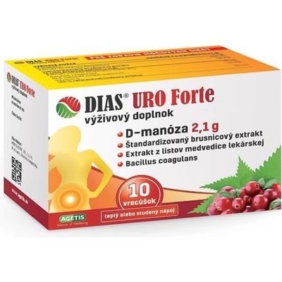 Dias Uro Forte prášok vo vrecúškach 10 ks