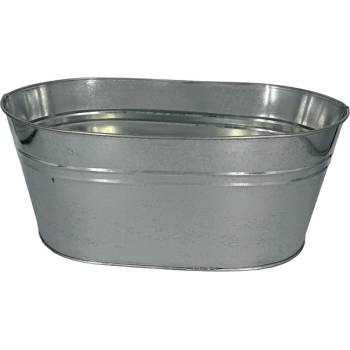 Image 1 of Mica САКСИЯ ОВАЛНА МЕТАЛНА joey l30xw17xh13см СИВА (1172876)