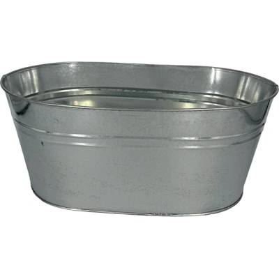 Mica САКСИЯ ОВАЛНА МЕТАЛНА joey l30xw17xh13см СИВА (1172876)