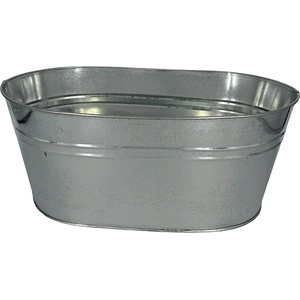 Mica САКСИЯ ОВАЛНА МЕТАЛНА joey l30xw17xh13см СИВА (1172876)