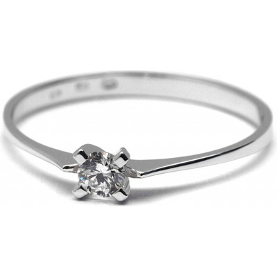 Klenoty Budín Luxusní diamantový zásnubní prsten s diamantem libovolná J 28230 17