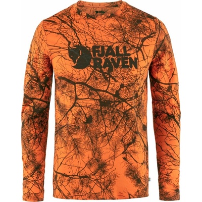 Fjallraven Värmland Wool LS ORANGE MULTI CAMO