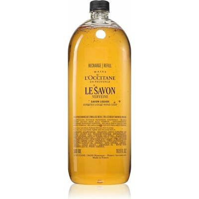 L’Occitane Shea Verbena tekuté mýdlo na ruce náhradní náplň 500 ml