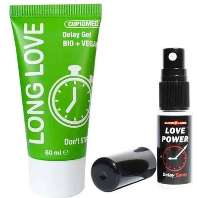CUPID LABS Задържащ спрей за мъже + Задържащ гел за мъже Long Love