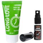 CUPID LABS Задържащ спрей за мъже + Задържащ гел за мъже Long Love