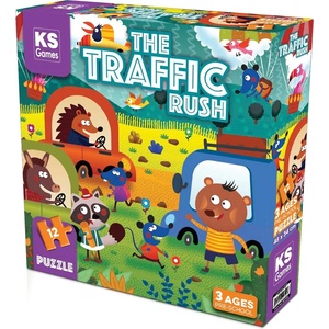 KS Games Пъзел KS Games от 12 части - Натоварен трафик (PRS32702) - ozone