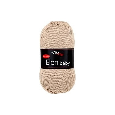 Vlna-hep Příze Elen baby 41012 světle hnědá
