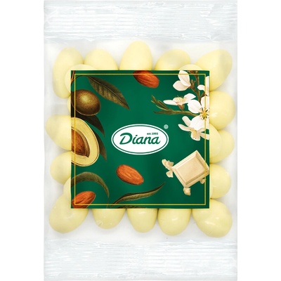 Diana Company Mandle v poleve z bielej čokolády 100 g