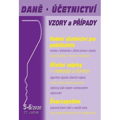 DÚVaP 5-6/2020 - Účetní a daňové odpisy - Mirčevská Dalimila