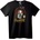 NOONEBRAND Тениска Череп Настойчивост с мото за пари - 2XL, Black