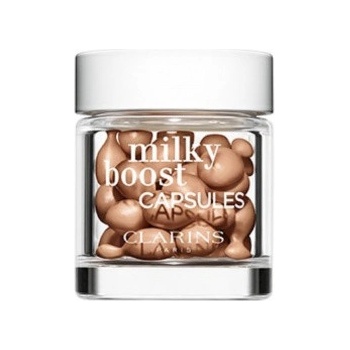 Clarins Milky Boost Capsules Rozjasňující make-up kapsle 06 30 x 0,2 ml