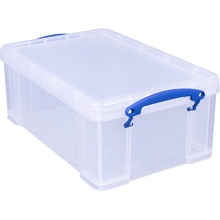 Really useful Products Ltd. Plastový úložný box 9 l s víkem transparentní